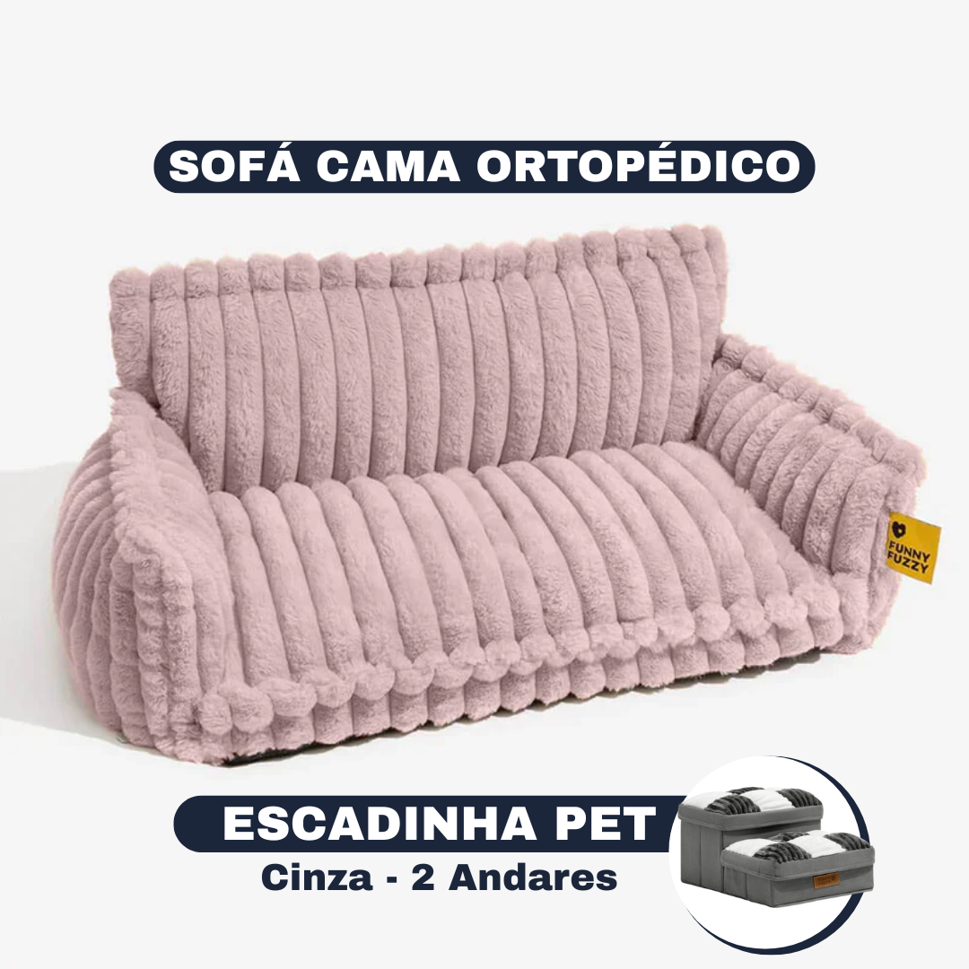 [SUPER OFERTA] Cama Sofá Pet Ortopédico - O seu pet também merece uma cama ortopédica + Escadinha de Brinde