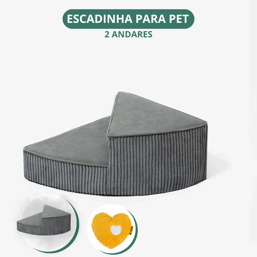 [COMPRE 1 LEVE 2] Escada Artesanal em Espiral para Pet + 2 Brindes Incríveis