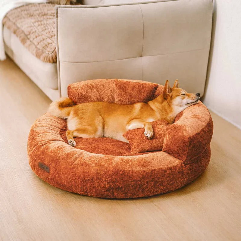 [ÚLTIMAS UNIDADES] Cama Donut Velvet - Escada Pet + Pelúcia de BRINDE