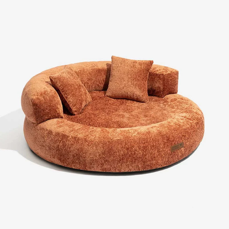 [ÚLTIMAS UNIDADES] Cama Donut Velvet - Escada Pet + Pelúcia de BRINDE