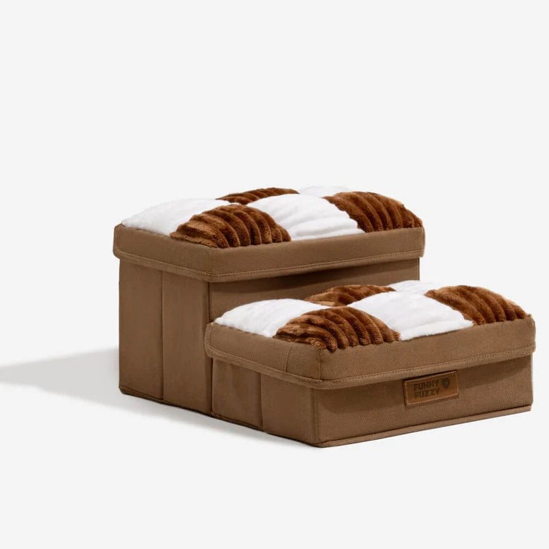 Escadinha Para Pet Artesanal com Espaço Interno + Conforto e Segurança