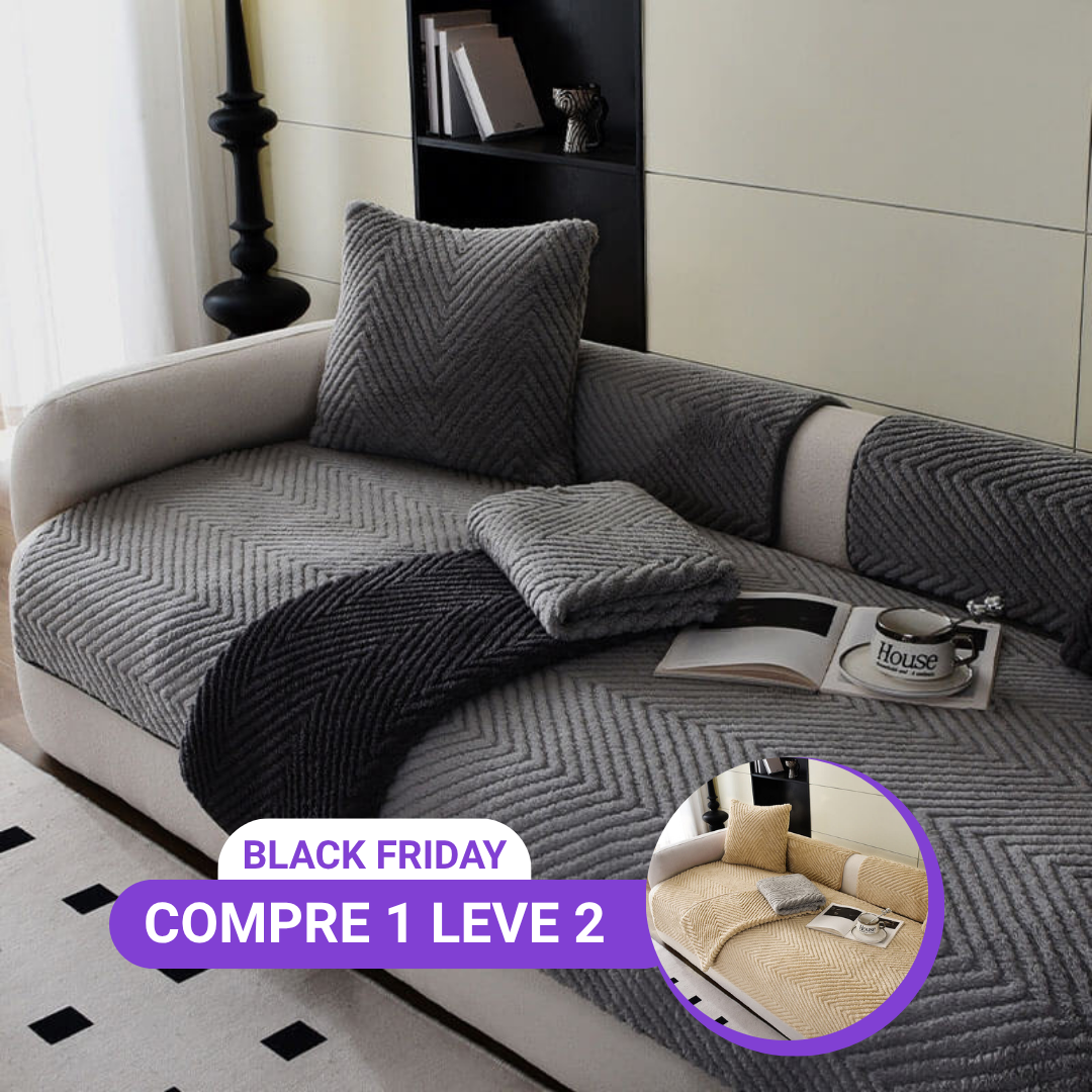 [COMPRE 1 LEVE 2] Capa Protetora De Sofá Herringbone™