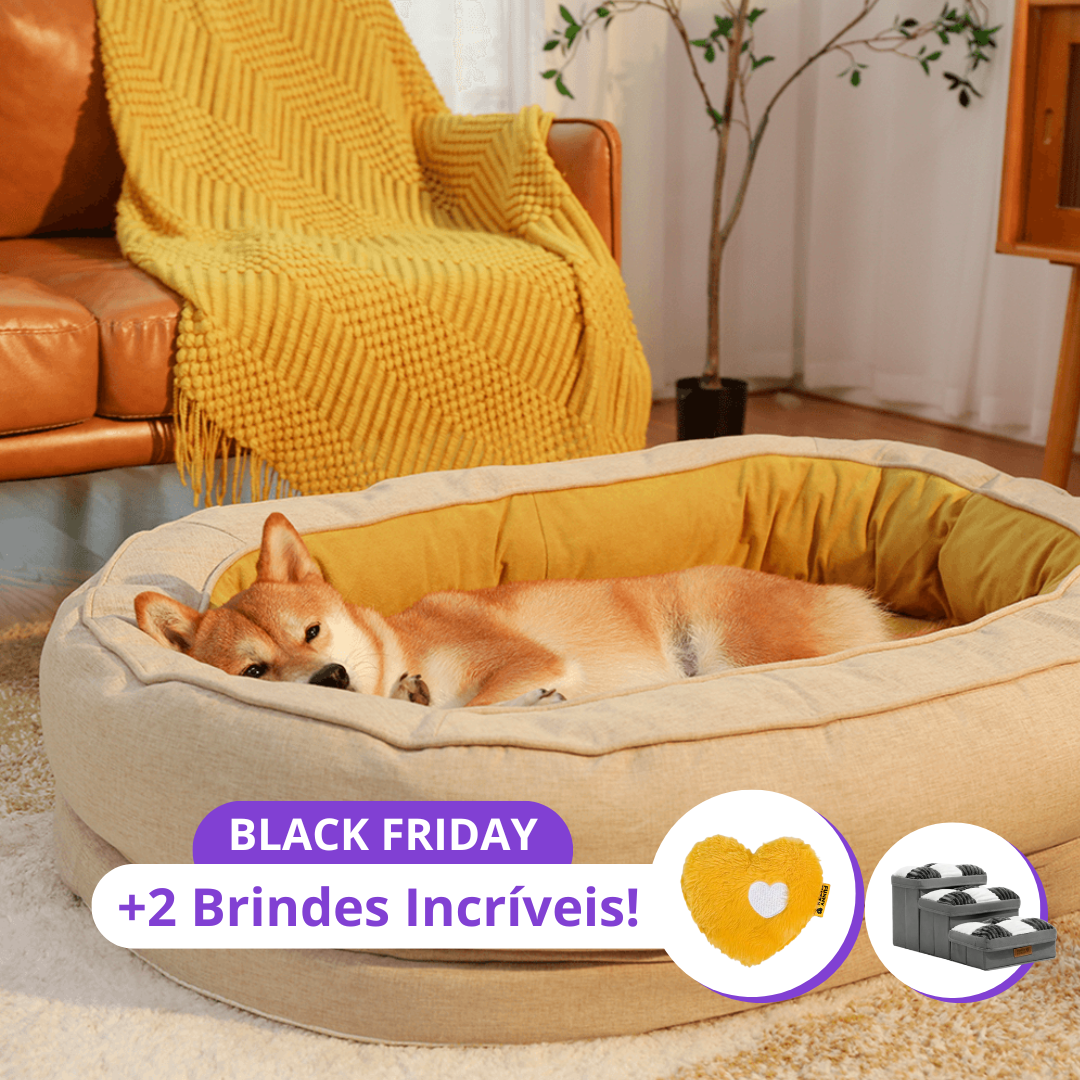 Cama Ortopédica Donut™ + 2 Brindes Incríveis