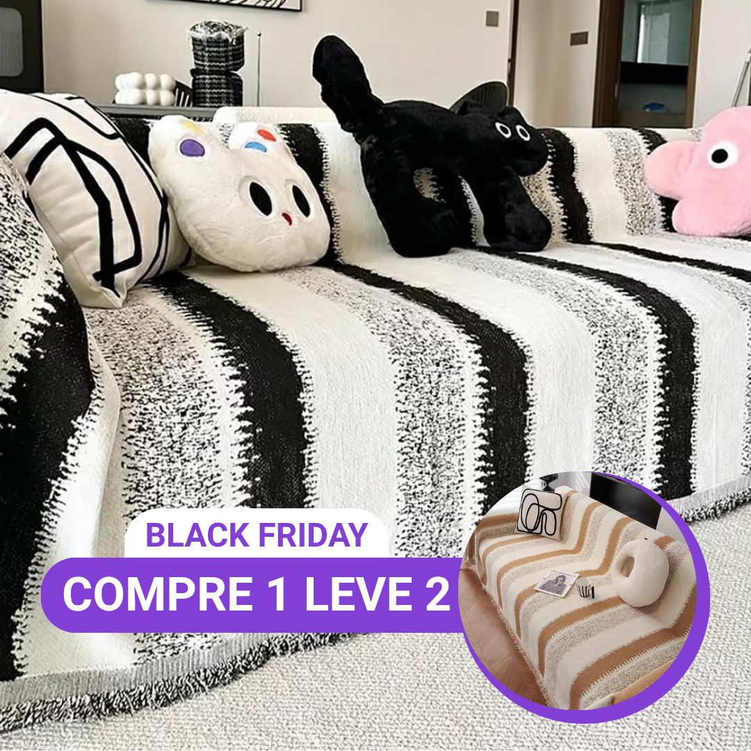 [COMPRE 1 LEVE 2] Capa de Sofá Melina + BRINDE: 2 Fronhas