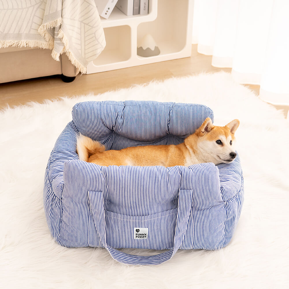 [COMPRE 1 LEVE 2] Cama Assento Portátil para Pets [BRINDES] Escadinha Pet + Pelúcia
