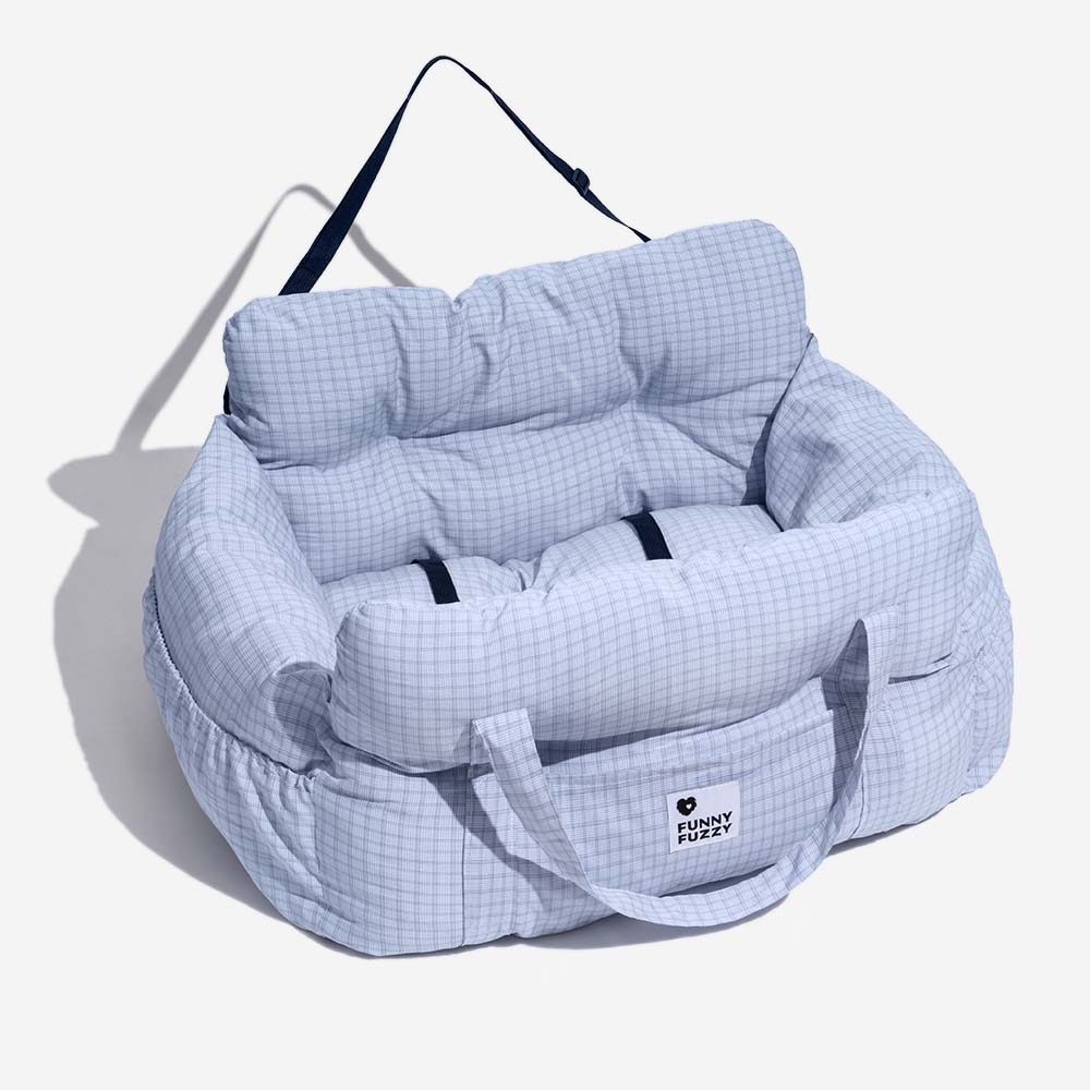 [COMPRE 1 LEVE 2] Cama Assento Portátil para Pets [BRINDES] Escadinha Pet + Pelúcia